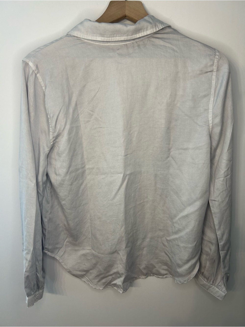 *NWT* Cloth & Stone Women’s Gray Long-Sleeve Henley Blouse, Size Small - Picture 9 of 12
